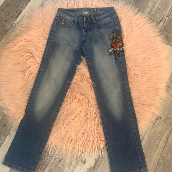 Embroidered Jeans - Picture 1 of 4